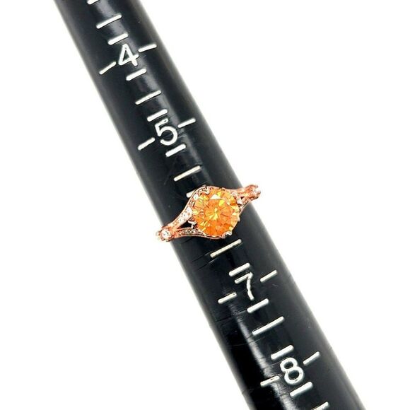 Orange Stones Ring - Picture 6 of 6